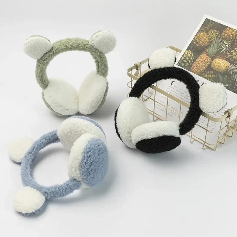 Paraorecchie in pelliccia invernale per ragazza da donna, scaldaorecchie, copriorecchie, paraorecchie con paillettes glitterate, cuffie in pelliccia, soffici paraorecchie, simpatico orecchio di gatto, nuovo