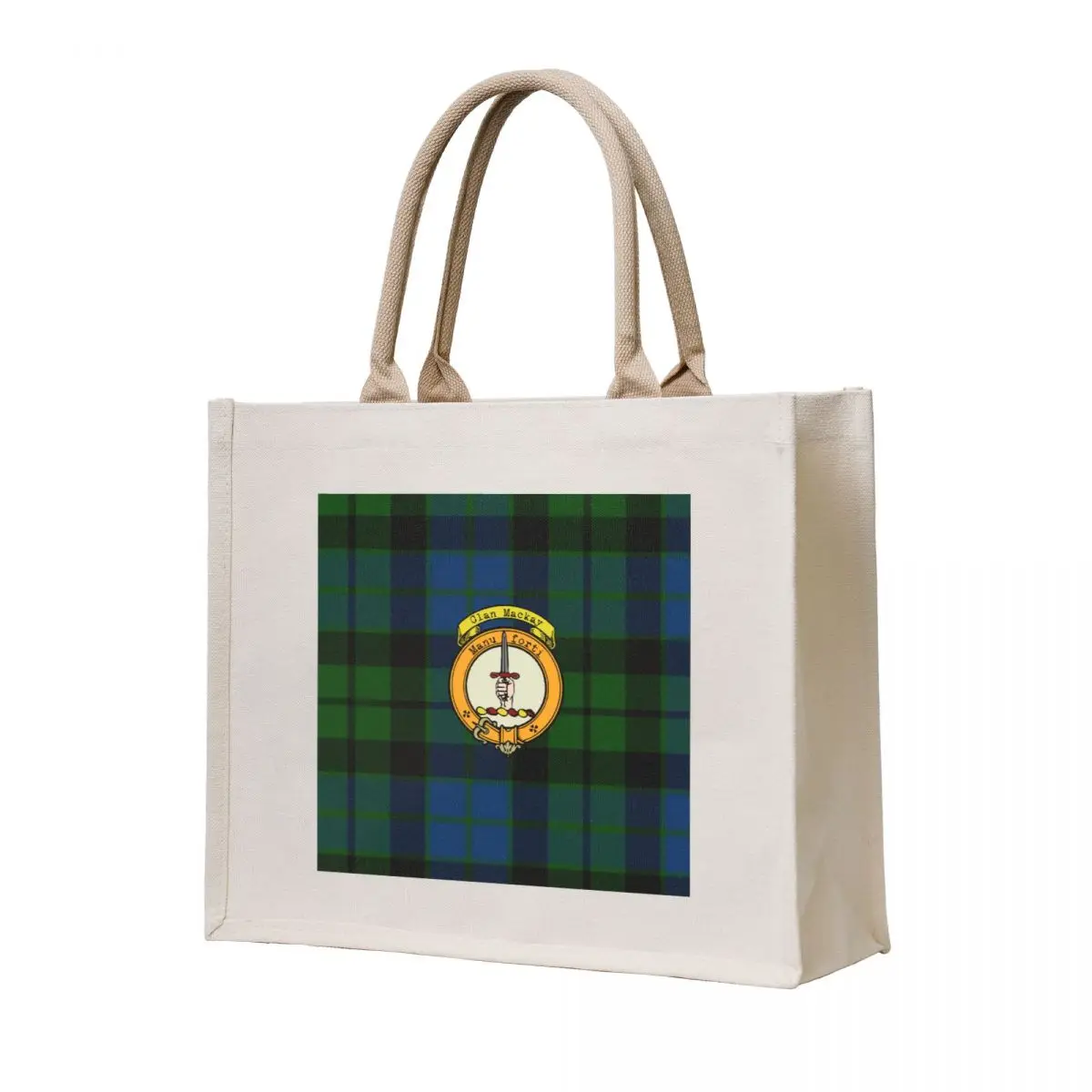 

MacKay Scottish Tartan and Crest Tote Bag Lady bag Handbags personalized tote