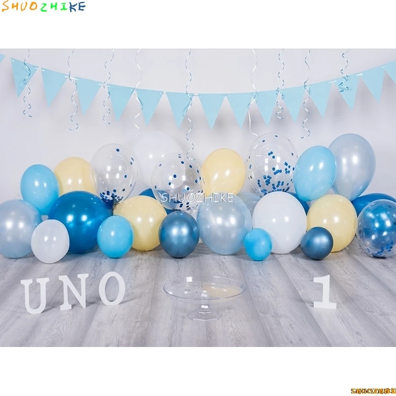 Baby Shower Decoration Birthday Party Photography Backdrops Props Balloons Arch Children Newborn Photo Studio Background BS-06