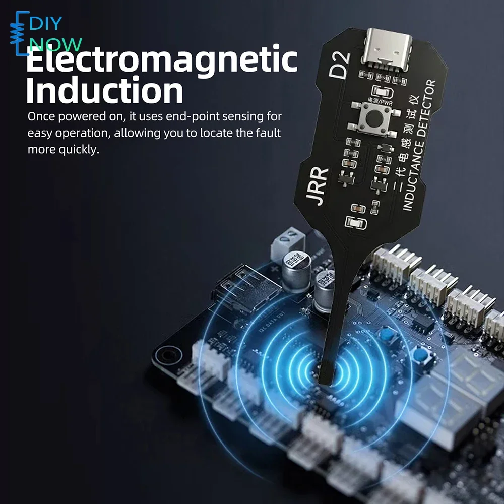 

Smart Induction Tester Motherboard Coil Fault Detection with Type-C Interface Green Light Indicator for Rapid Troubleshooting