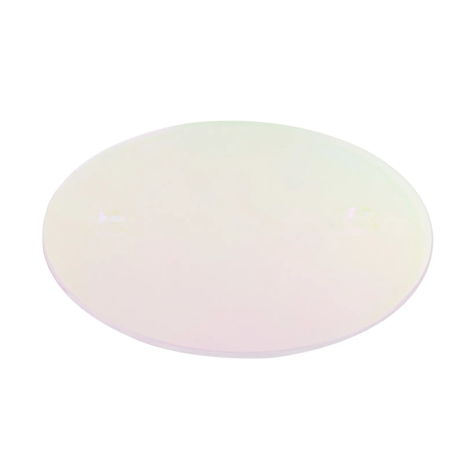 Round Rainbow Side Table Acrylic End Table Iridescent Coffee Table 17.7*20.3in