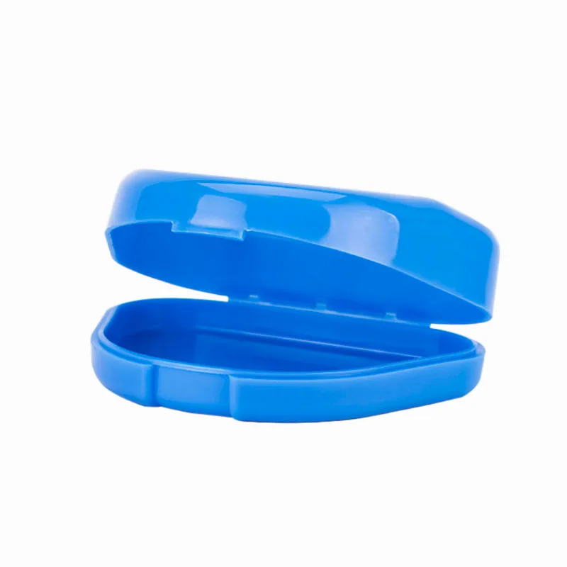 歯科三角形形状矯正リテーナーボックス義歯保存容器プラスチック口腔衛生用品トレイ歯科ケース