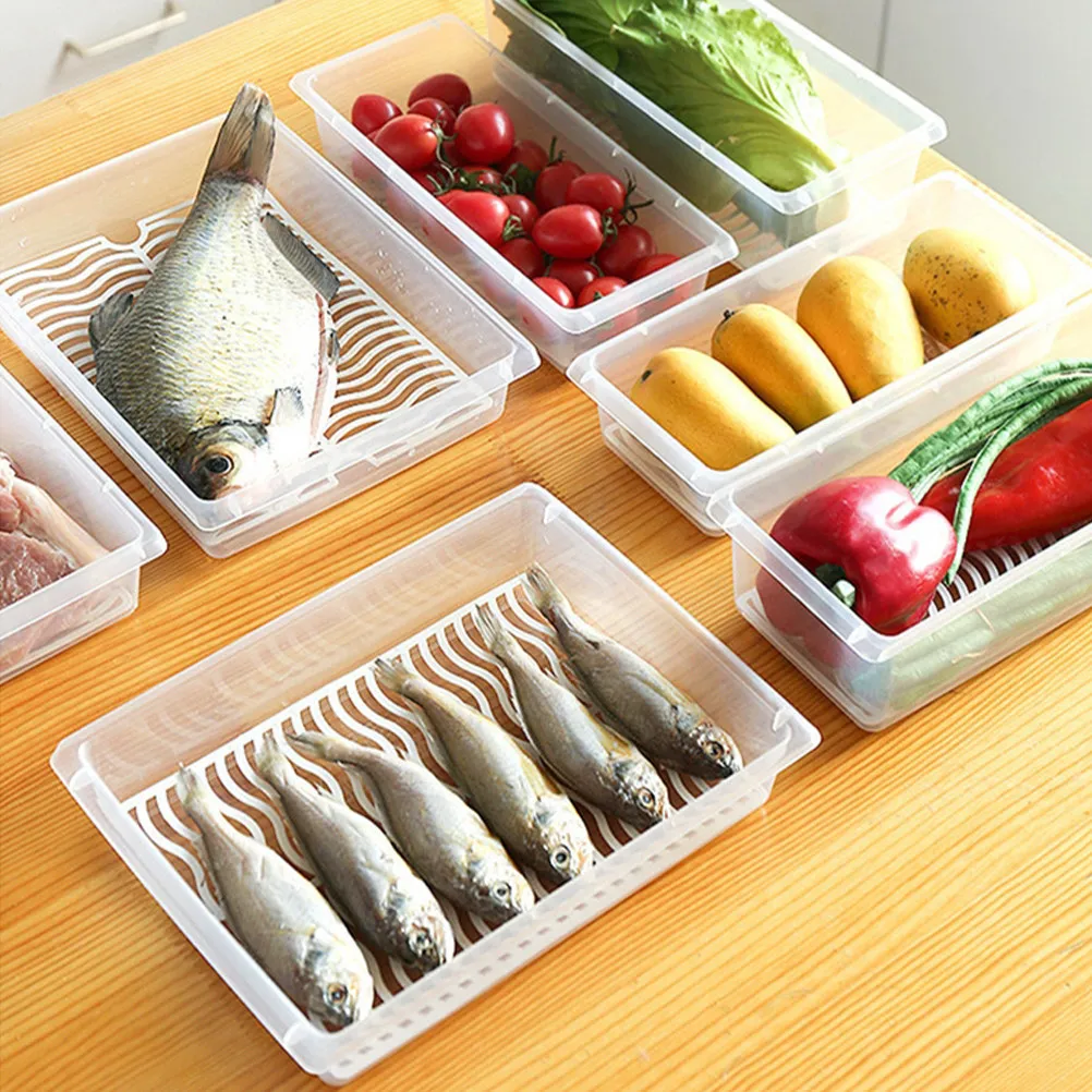 

Набор из 2 контейнеров для хранения продуктов: герметичные, штабелируемые, для холодильника, для фруктов и сыра