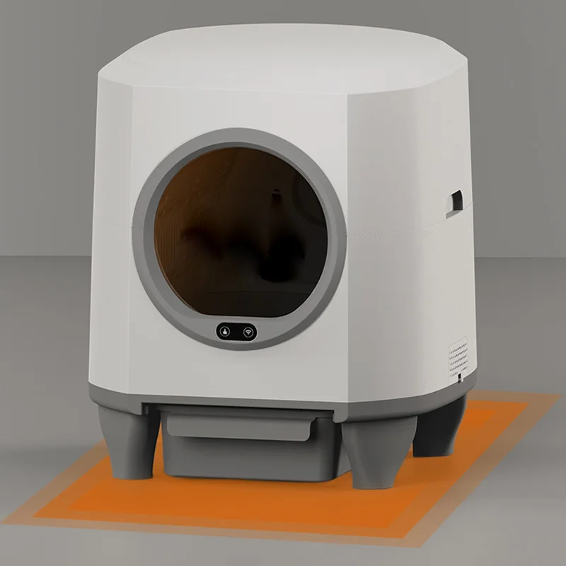 

STLF 80L Smart Self-Cleaning Plastic Automatic Cat Toilet APP Controlled with Easy Clean Feature Cat LitterS Box Accessory