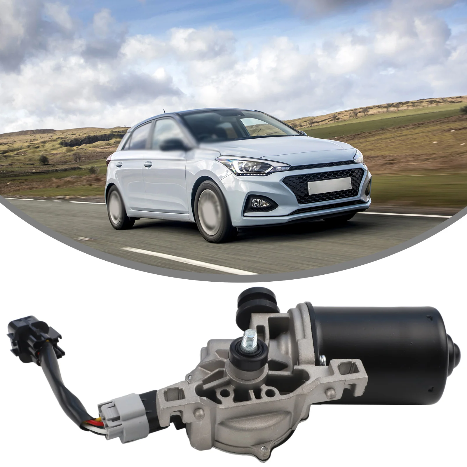 

Сменный двигатель стеклоочистителя, двигатель стеклоочистителя, номер OEM 98110-1J000, практичное использование, износостойкий дизайн, АБС-металлический материал