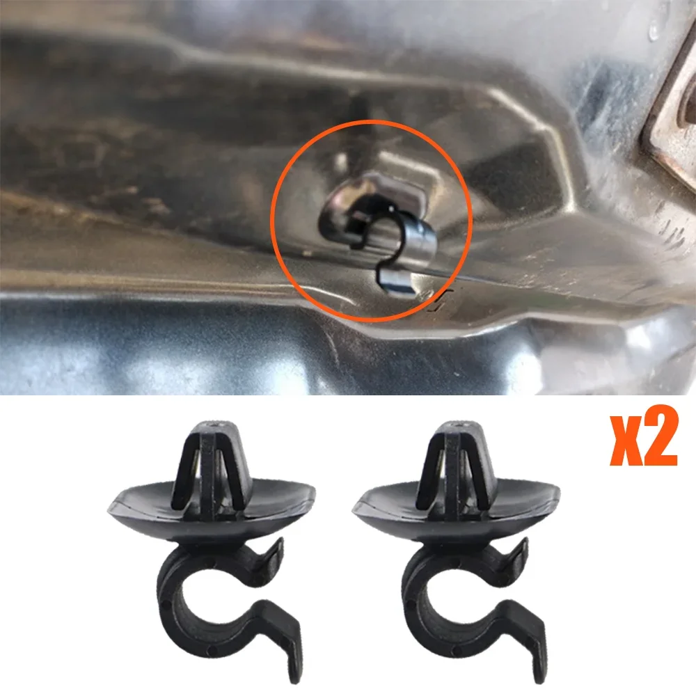 2x new For Vauxhall Opel Vivaro X83 2001 - 2014 New Hood Bonnet Rod Support Prop Clip Stay Clamp Holder 792834 Fastener Retainer