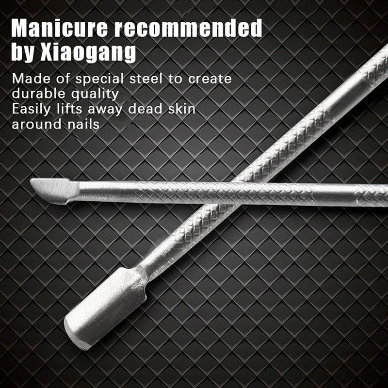 

Stainless Steel Double Head Cuticle Pusher For Manicure Nail Polish Glue Nail Cuticle Remover Accessories Nail Art Care Pusher