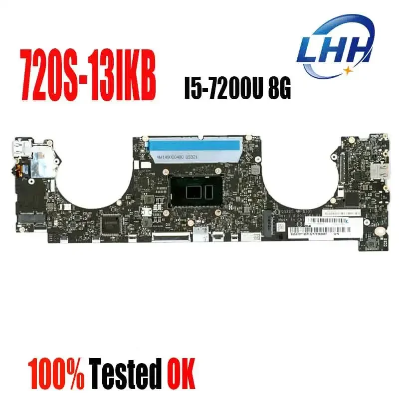 For Lenovo Ideapad 720S-13IKB UMA Laptop Motherboard With I57200U 8GB NM-B331