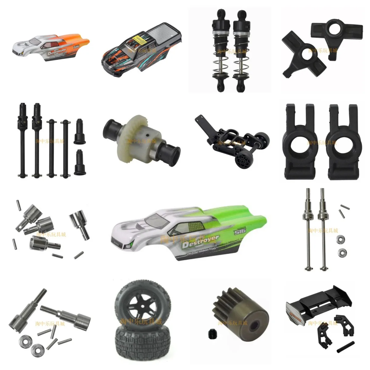 Hbx 16889A 16890A Remote Control Car Parts Body Motor Differential Drive Shaft …