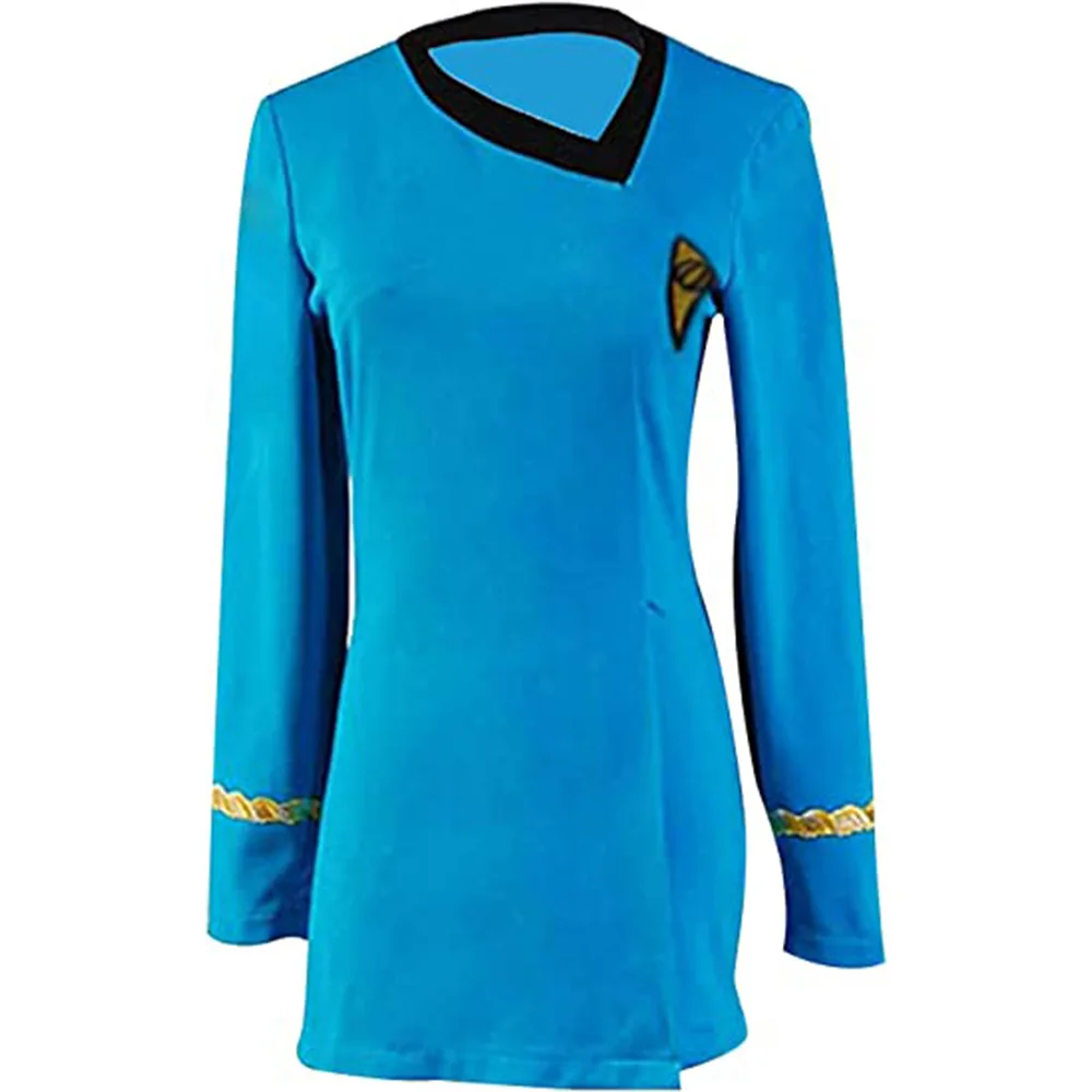 Size 110-XXXL Movie Star Cosplay Trek Duty Uniform Peripheral Series Leading Lady Costume Adult Woman Sexy Dress Halloween Daily