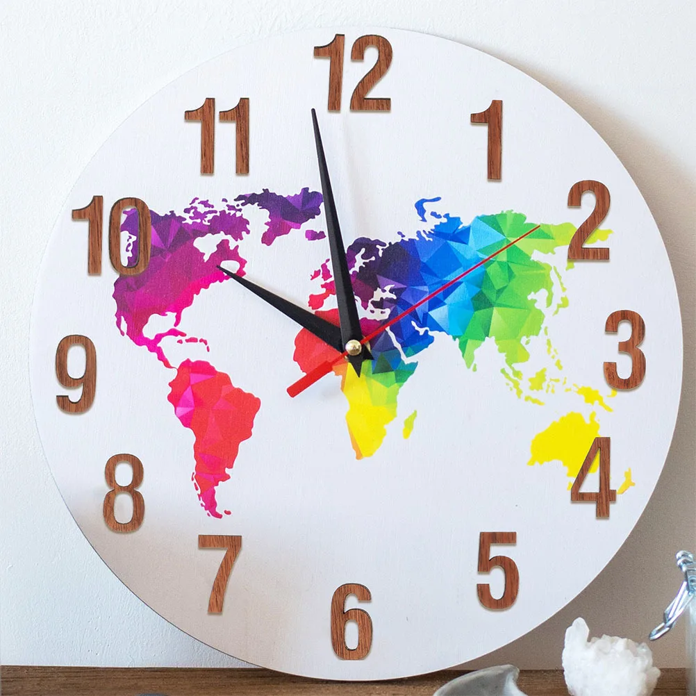 

12pcs Diy Numerals Kit Arabic Numbers For Wall Clock Replacement Easy Assemble Black Walnut Wood Home Office Decor Clock Numbers