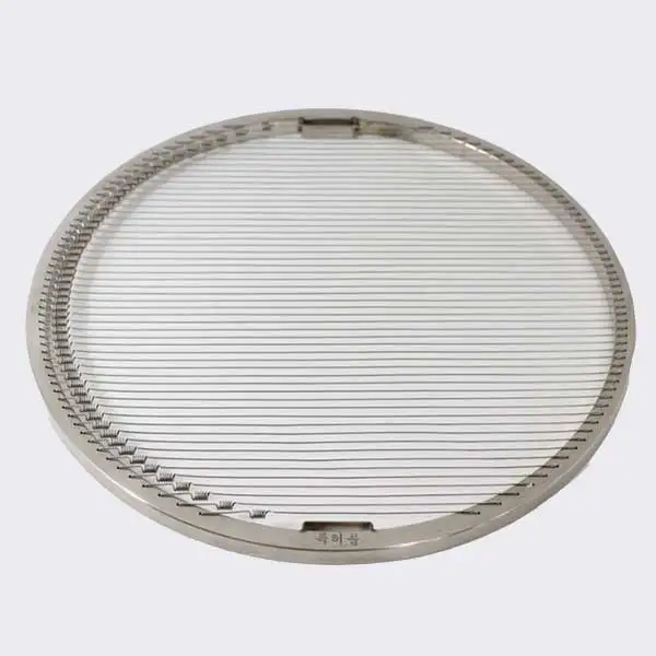 C circular thread grill over-sized grill plate wire wire grill charcoal grill plate