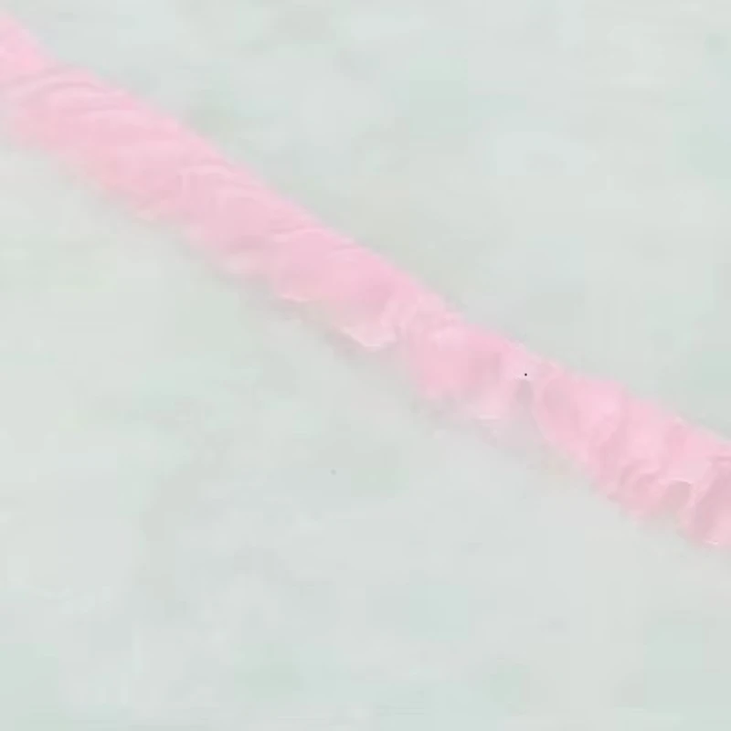 Hot Organza Encryption Crumpled Tulle Lace Ribbon DIY Toy Doll Pet Clothing Making Materials Children Clothes Baby Cradle Trim