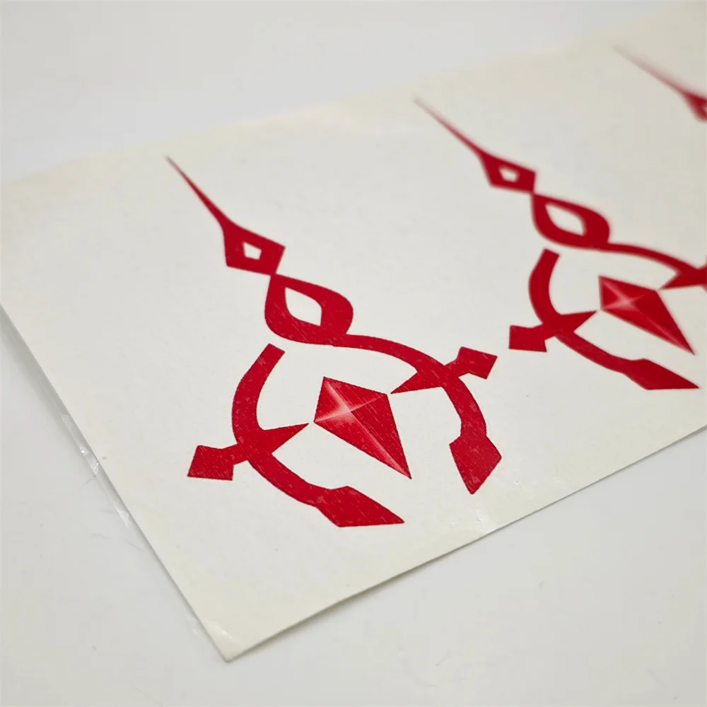 Spiel Honkai: Star Rail Anaxagoras Cosplay Wasserdicht Temporäre Aufkleber Rot Fake Tattoo Halloween Papier Zubehör Körperkunst