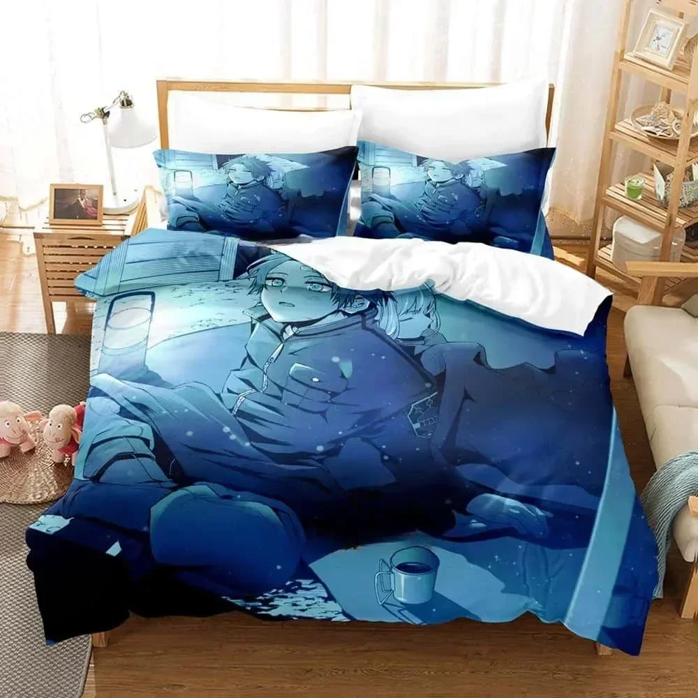 2026 3D Print Anime World Trigger Bedding Set Single Twin Full Queen King Size Bed Set Adult Kid Bedroom Duvetcover Sets Home Te