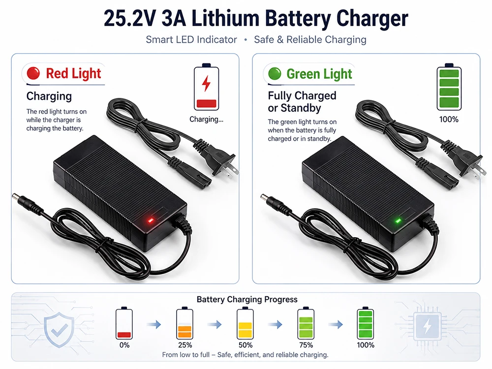 25.2V 3A 5A Battery Charger Massage Gun Tool Charge for D008 Pro F8 Pro M500 TT8 MM8 K30 MT66
