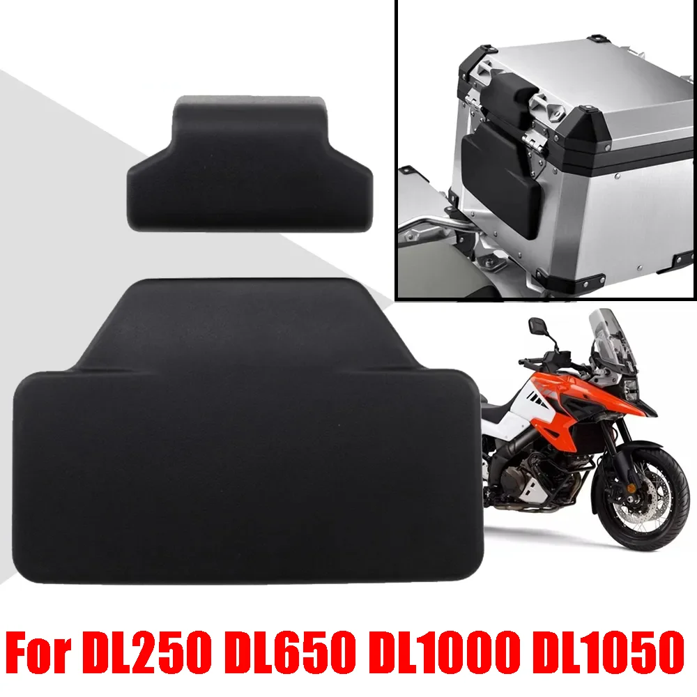 For SUZUKI V-Strom DL650 DL250 DL 650 1000 1050 XT Vstrom Accessories Rear Top Box Case Backrest Cushion Pad Passenger Back Pad