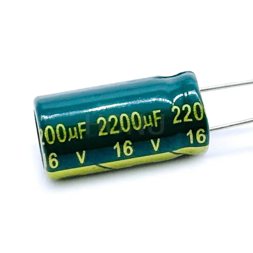 Condensateur électrolytique en aluminium 2200uF 16V 10x20mm, faible ESR, haute fréquence, 16WV 2200MFD 16VDC 16V2200uF 2200uF16V