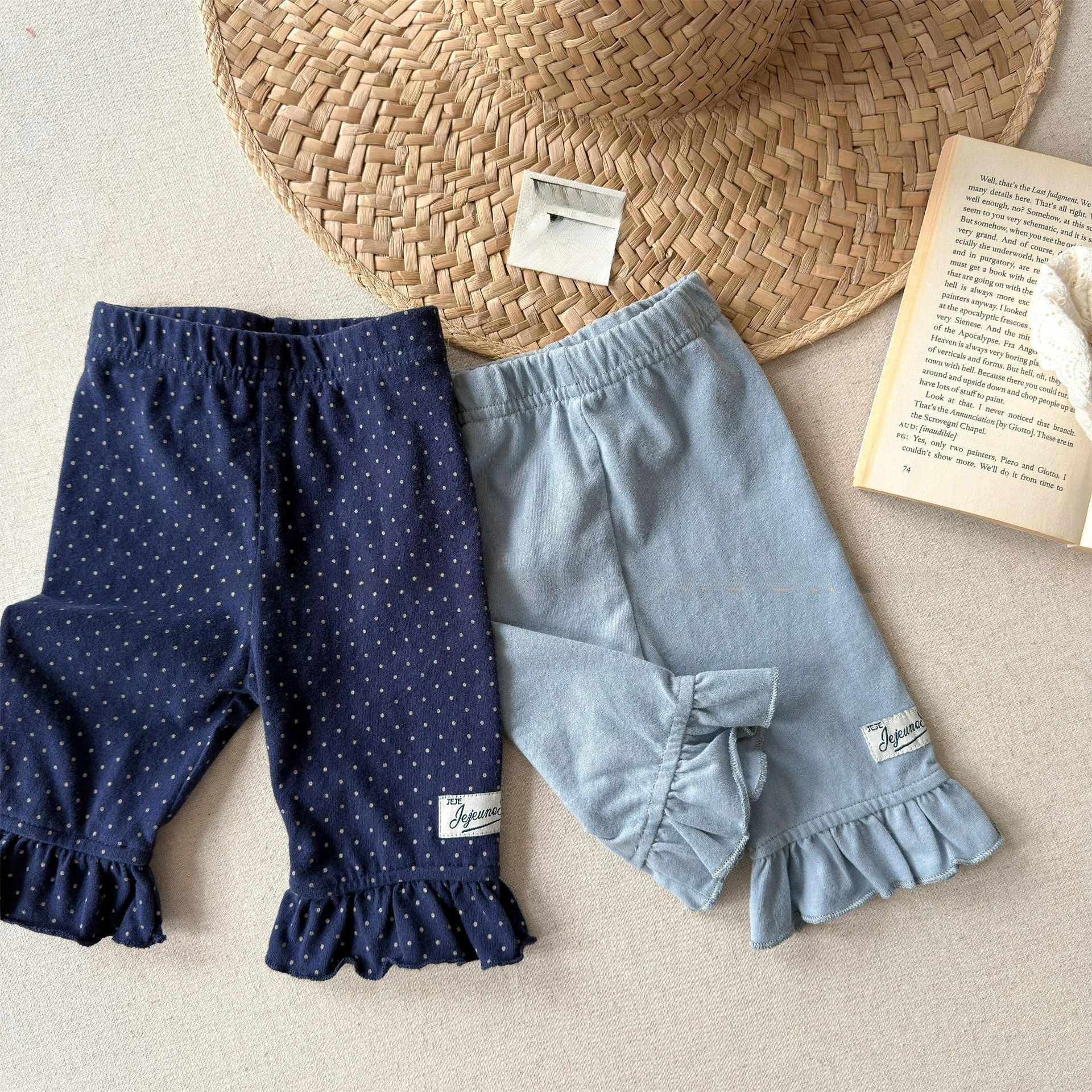 Japanese Korean Girls High Waist Five Points Shorts 2026 Summer Basic Undershorts Children Casual Daily Trousers