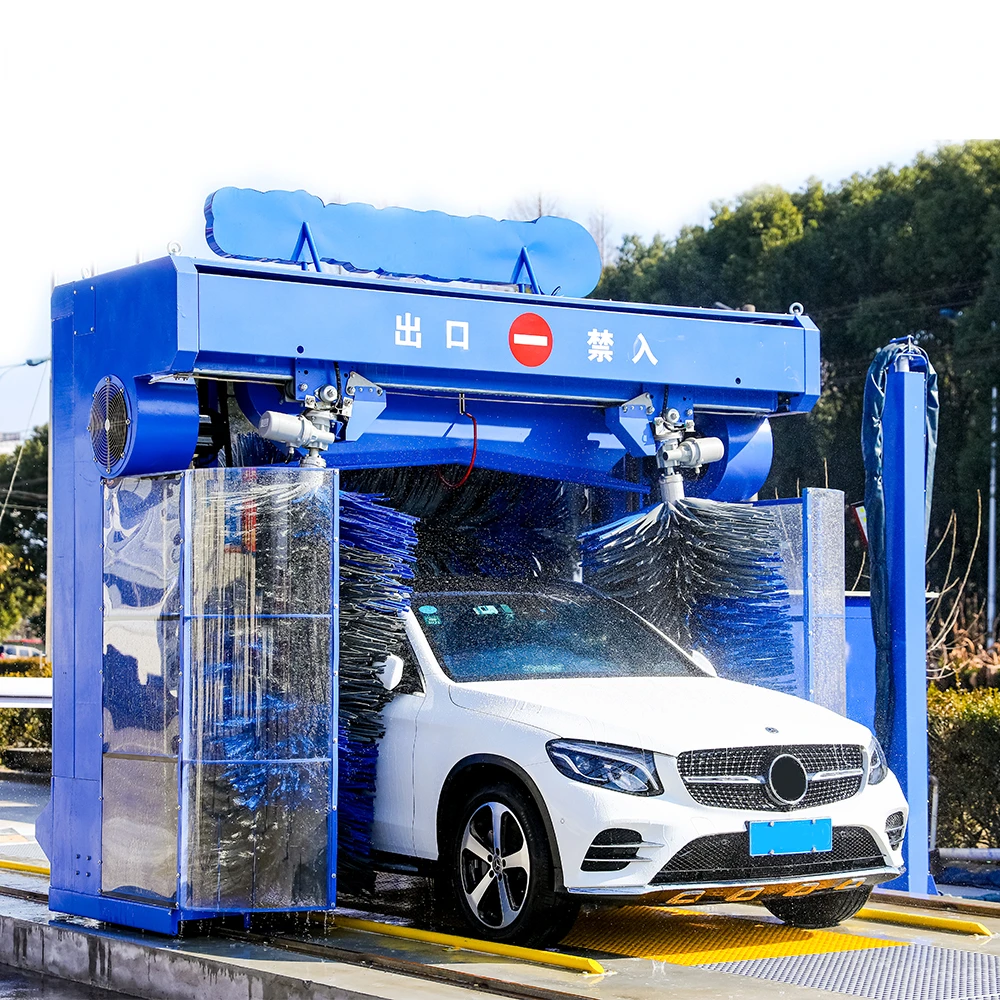 YG High Quality Cleaning Result Fully Automatic Roll Over Car Wash Machine with Small Space Automatic Dump Car Washing Machine