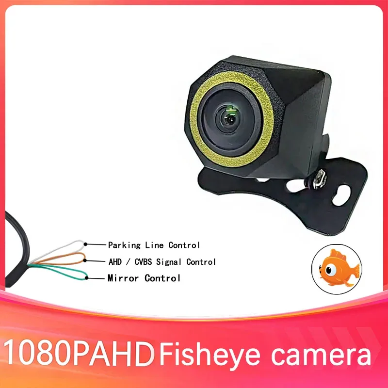 

AHD 1080P Car Rear View Camera Universal fisheye Lens HD Night Vision Backup Parkiing Reverse Camera Waterproof 170 Wide Angle