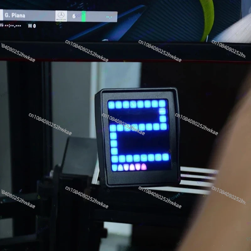 

SIMDT PC Simracing Display Dashboard Gear Instrument Panel Racing Game Accessories For LogtiechG29 Thrustmaster Fanatec