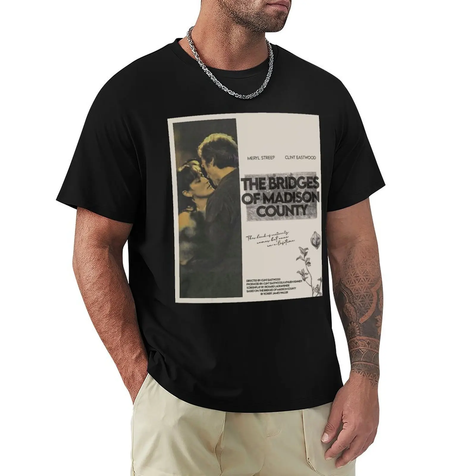 Bridges of Madison County T-Shirt Simple Casual Short Sleeve Tee