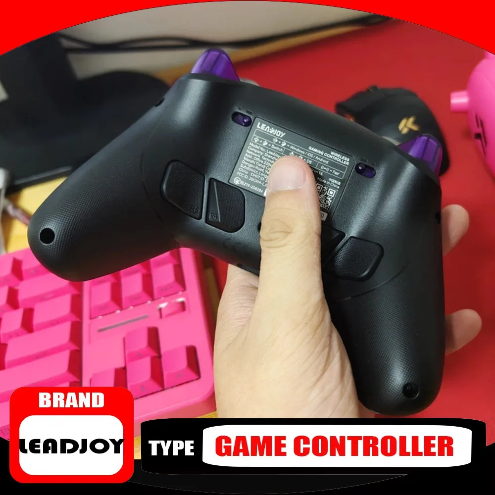 LeadJoy Xeno Plus Game Controller 2.4gWireless 12bit TMR Joystick PC Tablet Switch 2/PS/XXBO/NS2 Hall Body Sense Unique Gift