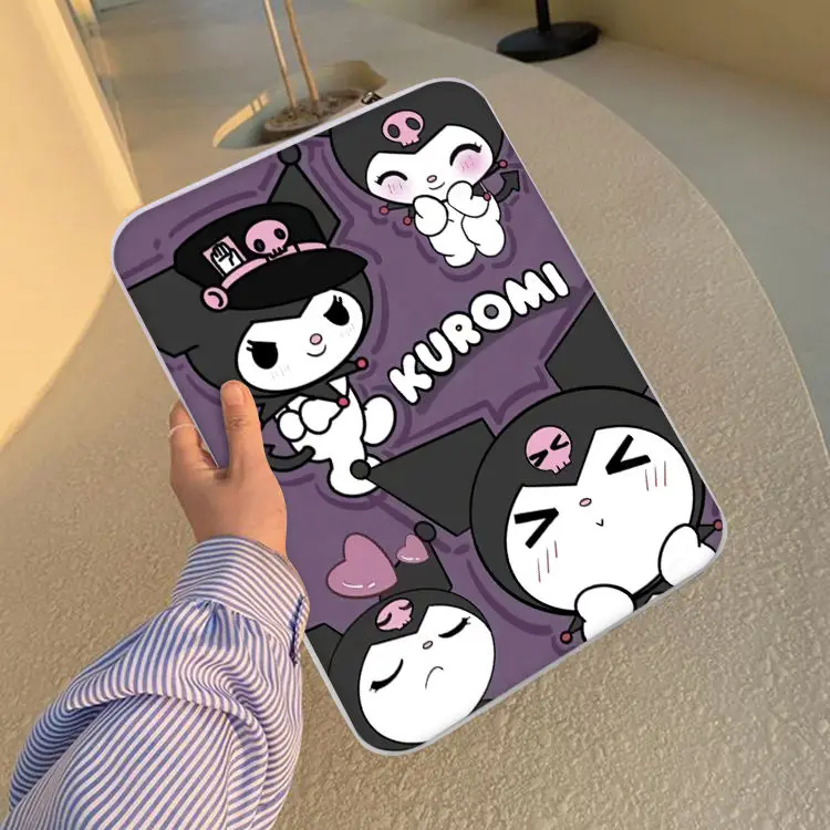 Sanrio Kurome Melody Stitch Cute Tablet Bag Suitable for 10 11 12 13 14 15 Inch Macbook Pro Computer Laptop Bag Christmas Gift