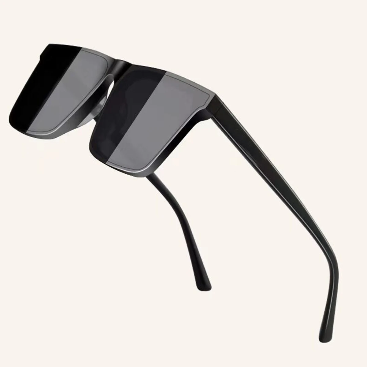 1PC Neue Quadratische Mode Sonnenbrille männer Bunte Blatt Sonnenbrille Straße Schießen Gläser – Detail 4