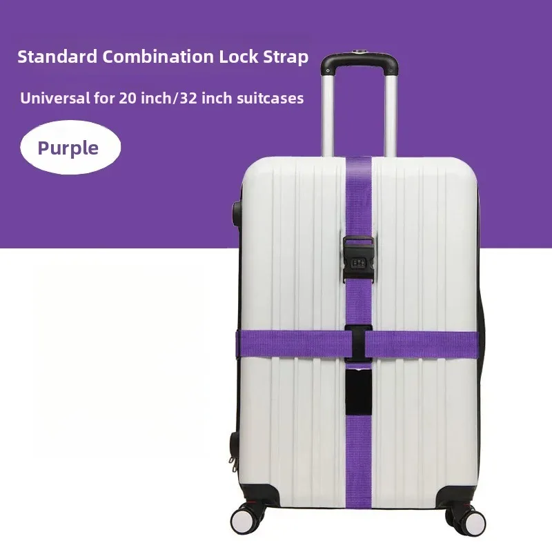 Children's Luggage Strap Fixed Cross Password Lock Packing Tie Travel Bag Household  Baggage Fastener