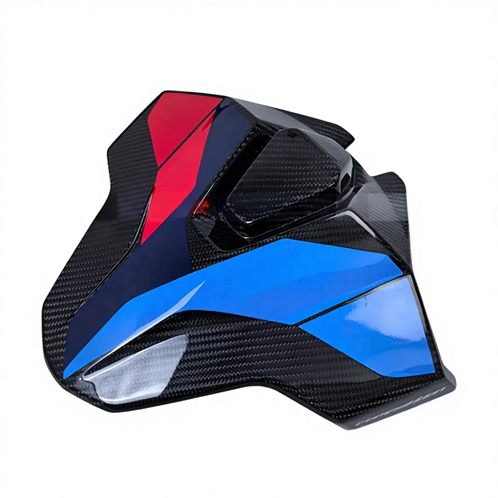 S1000RR M1000RR 20-25 Carbon Fiber Camel Hump Cover Dry Carbon Black/Blue/Red Full fairing with hood and mudguard！！