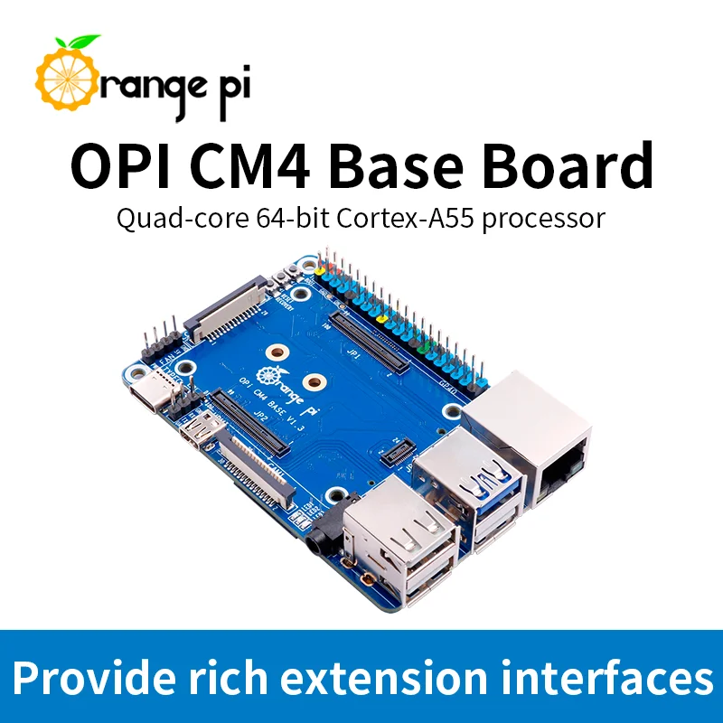 Orange Pi CM4 8 / 4 / 2 / 1GB RAM 64GB 32GB 8GB EMMC WiFi5+BT5.0 BLE Rockchip RK3566 Orange Pi Compute Module 4 Single Board