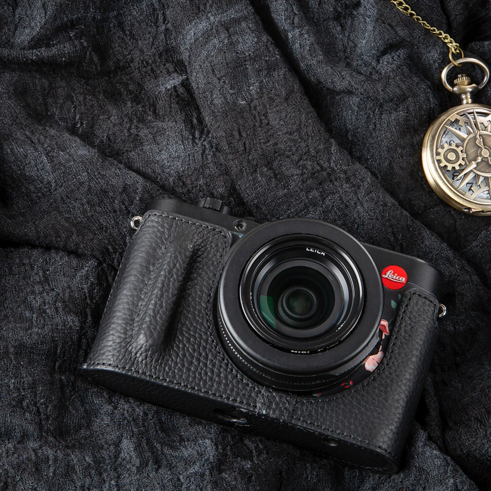 

Handmake Leather Camera Bag for Camera For Leica D-Lux 8 Case Camera Bag Genuine Real Leather Half Cover Bag Case