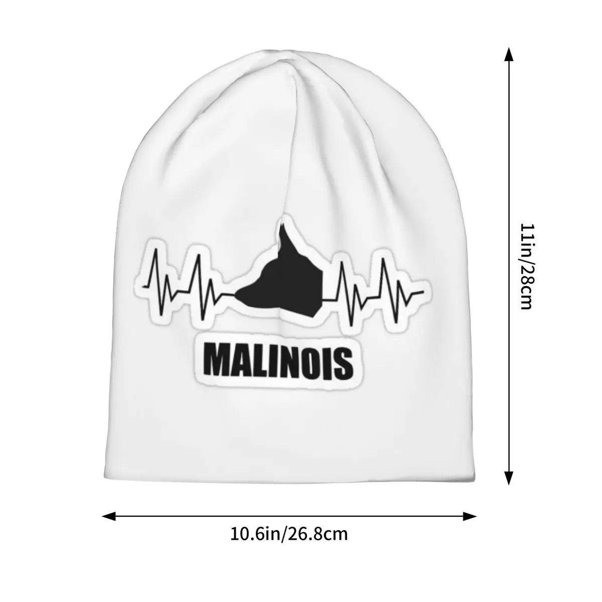 Belgian Shepherd Dog Malinois Mechelaar  Unisex Adult Beanies Caps Knitted Bonnet Hat Warm Fashion Autumn Winter Skullies Hats