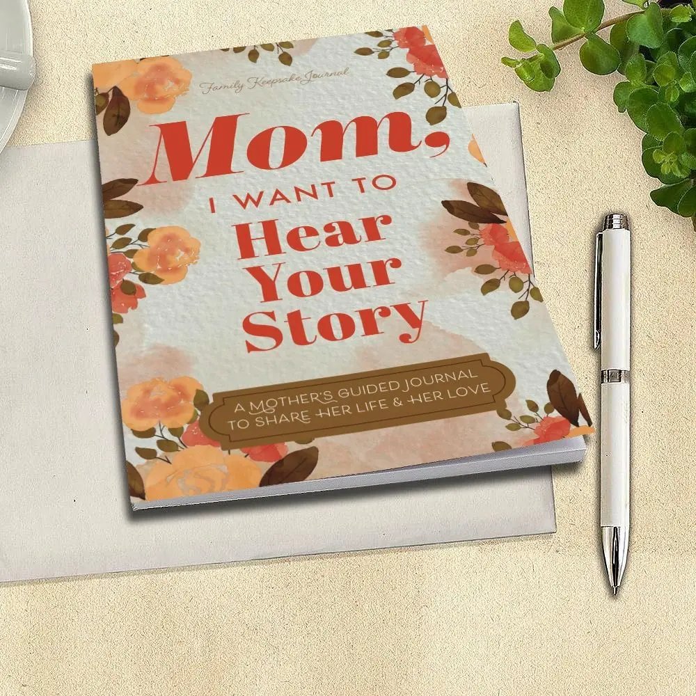 High Quality Leather Journal Book I Want Hear Your Story Notebook Mom/Grandmother/Grandpa Memory Books To Share Their Life