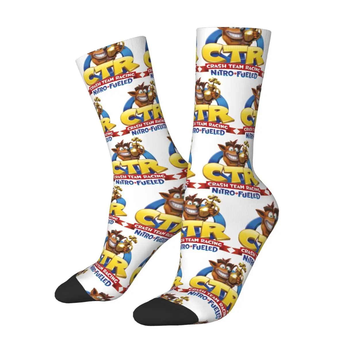 

Crash Team Racing Socks All Season Long Socks Accessories for Man's Woman's Gifts