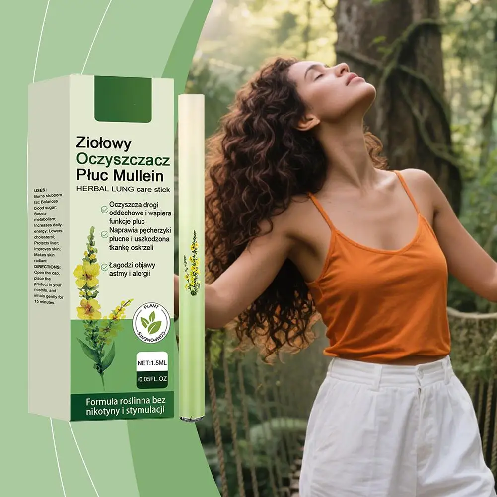 Portable Plant Essence Body Care Stick Improving Air Quality Supports Lung Health And Respiratory Cleansing