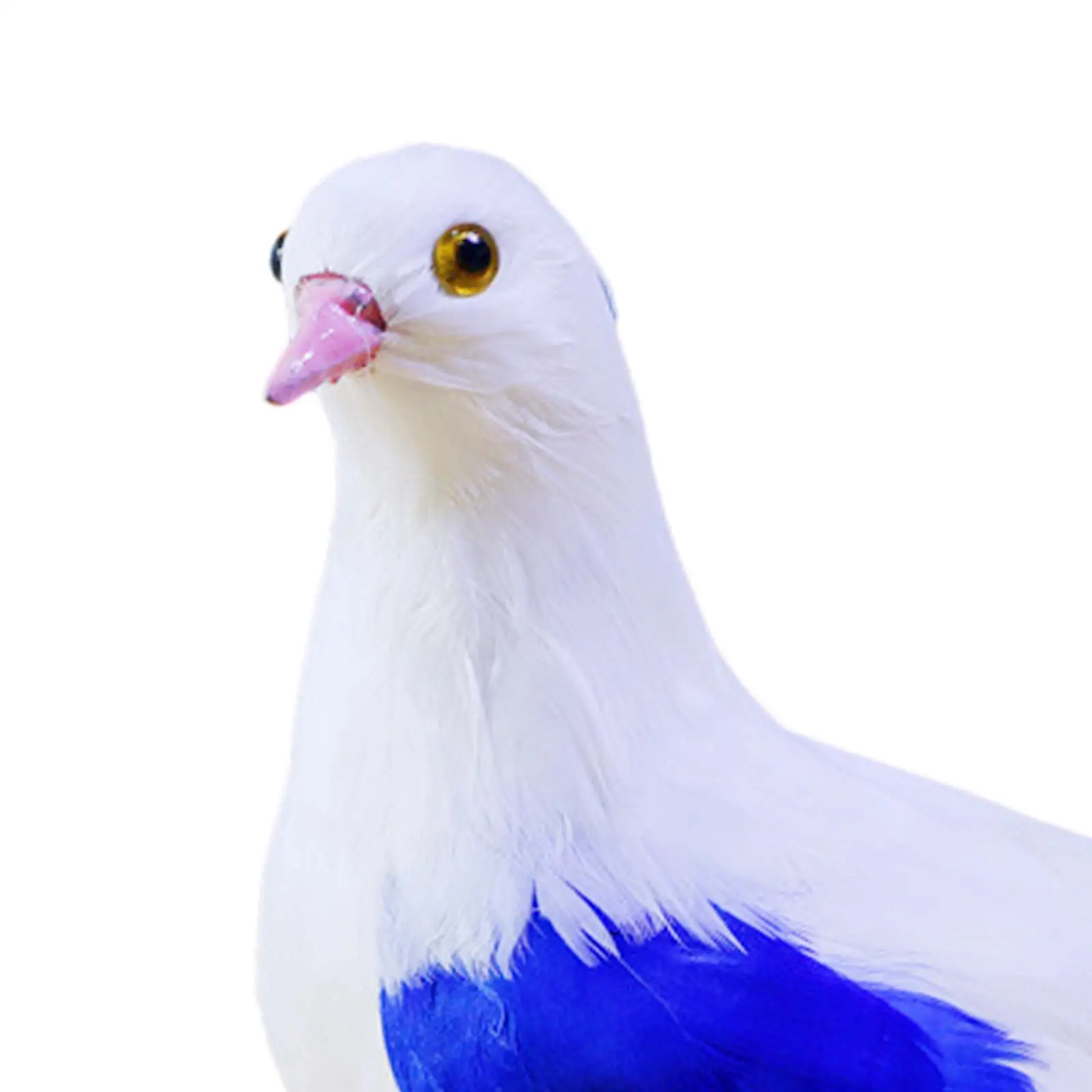 Artificial Pigeon Model Simulation Dove Decorative Animal Garden Ornament Feathered Bird Model for Yard Art Home Decoration