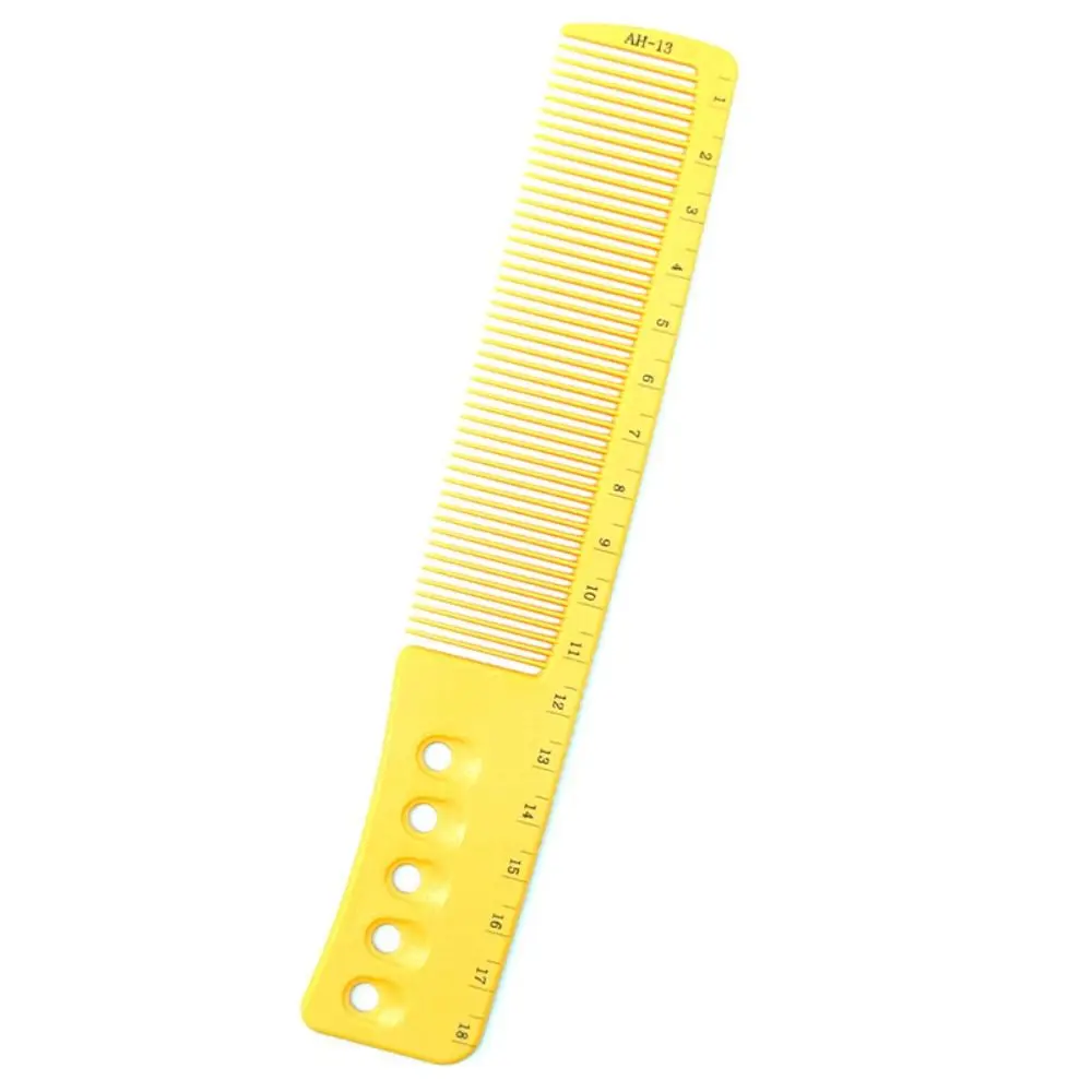 New PC Hair Cutting Comb Anti-Static Anti-Skid Barber Comb Rounded Teeth Heat Resistant Hairdressing Comb Barber Use
