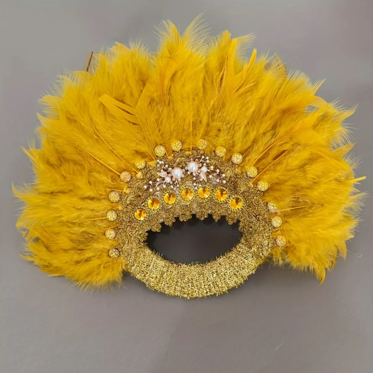 مروحة أداء المسرح، مروحة عروس الزفاف، شكل وجه مبتسم