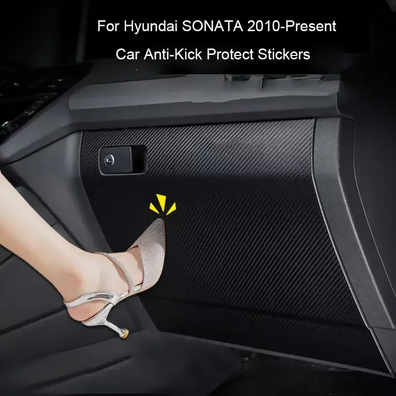 

Car B-Pillar Anti-Dirty Door Anti-Kicks Protect Pad For Hyundai SONATA 2010-Present Auto Trunk Scratch Resistant Accessories