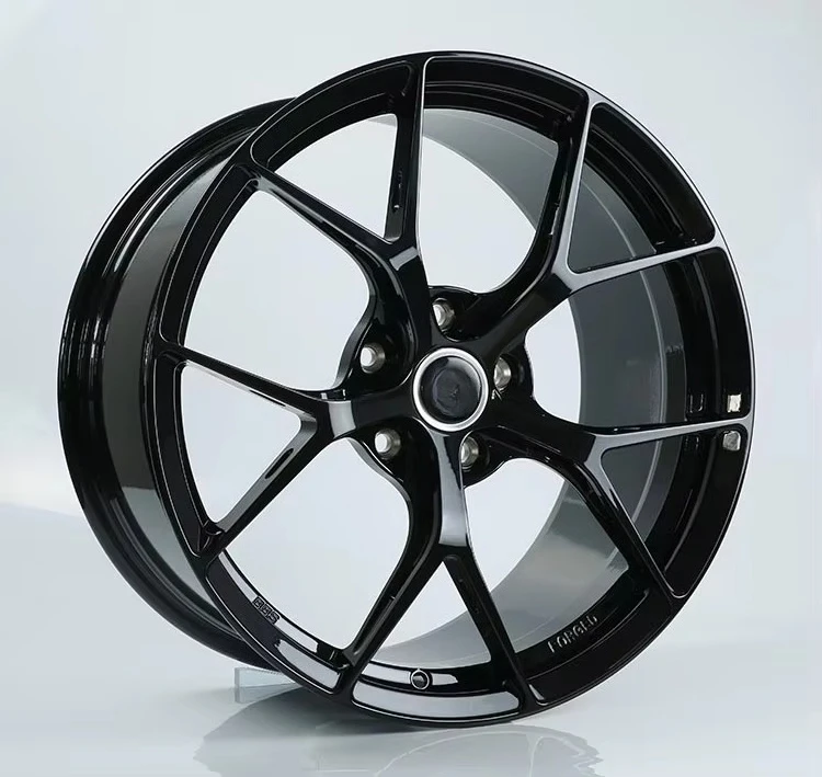 

5x112 Custom 17 18 19 20 21 22 Inch Gloss Black 1-PC Forged 4 Holes Alloy Flow Forming Wheel Rims for M5