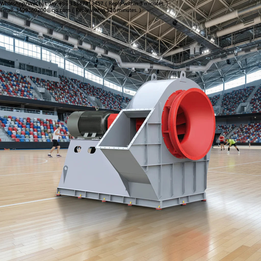 

Экологичный центробежный вентилятор с низким энергопотреблением и плавной подачей воздуха для спортзалов