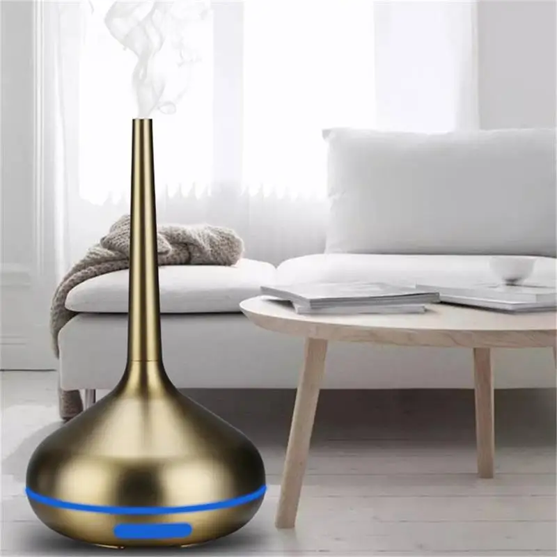 

Hogar Silver Gold Ultrasonic Humidifier Office Home Decorate Cool Mist Maker Fogger Deffuser Aroma Diffuser