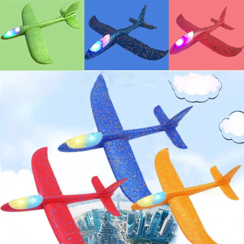 

44cm Big LED AirPlane New EPP 8 Styles Foam Plane Model Flash Glider Outdoor LED AirPlane Modle