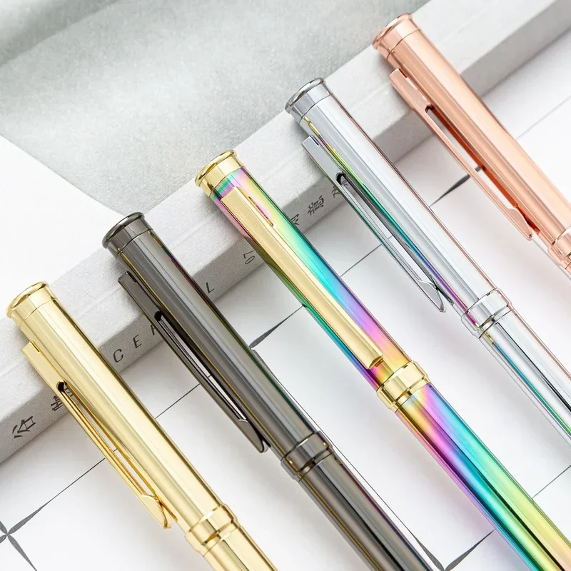 1Pcs Gradient Touch Ballpoint Pen Office Signature Writing Pen School Stationery Business Promotion Gift Pen