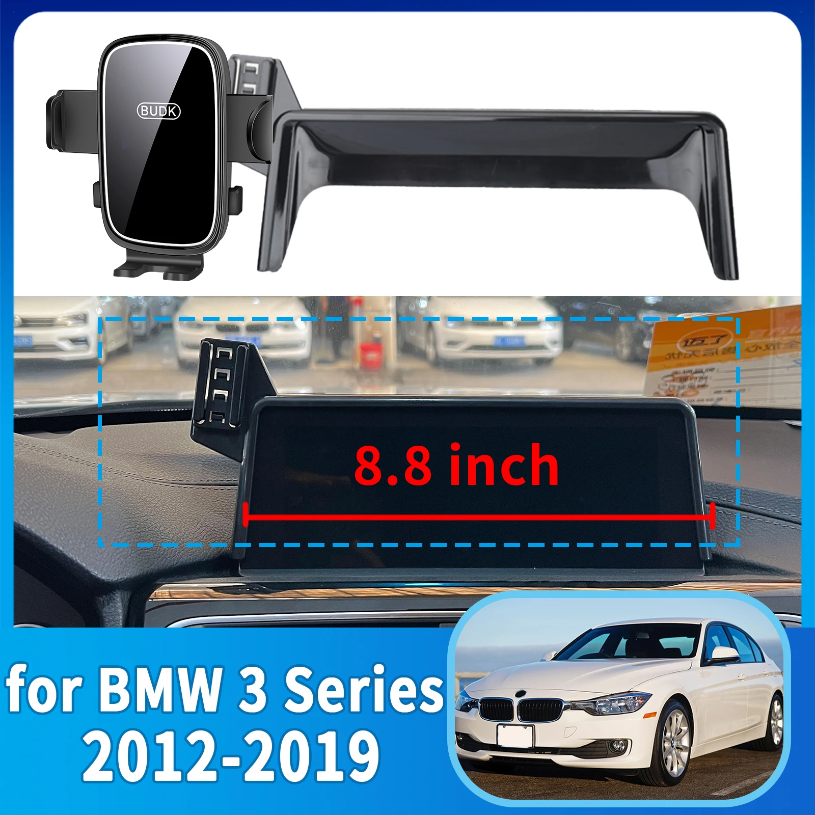 

fit for BMW 3 Series 2012 2013-2019 (8.8in) Phone Holder, Dashboard Screen Mount Bracket Easy Installation​​ Car accessoires