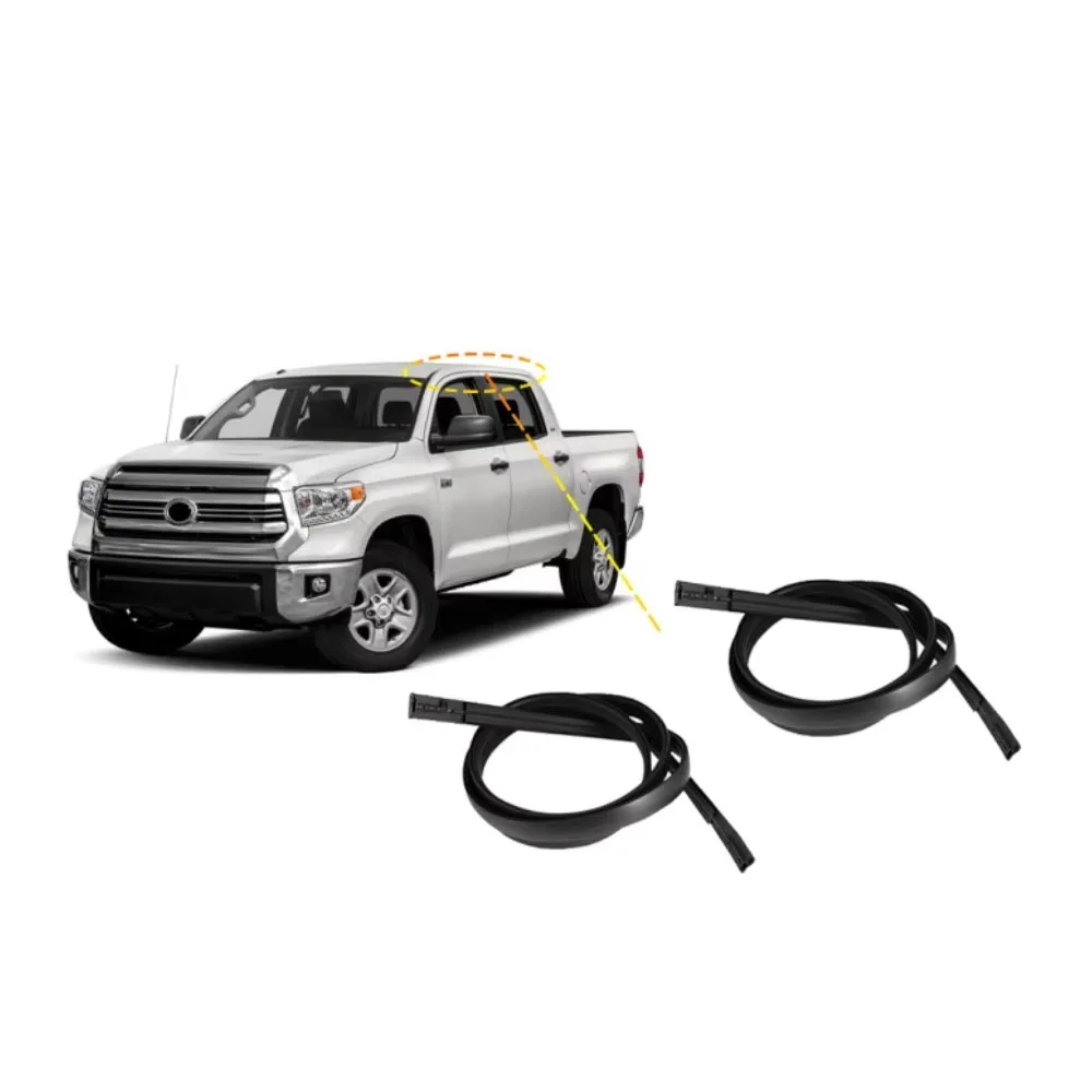 Roof Drip Molding Weatherstrip Seal for Toyota Tundra 2007-2021 Crewmax LH RH Roof Side Finish Trim