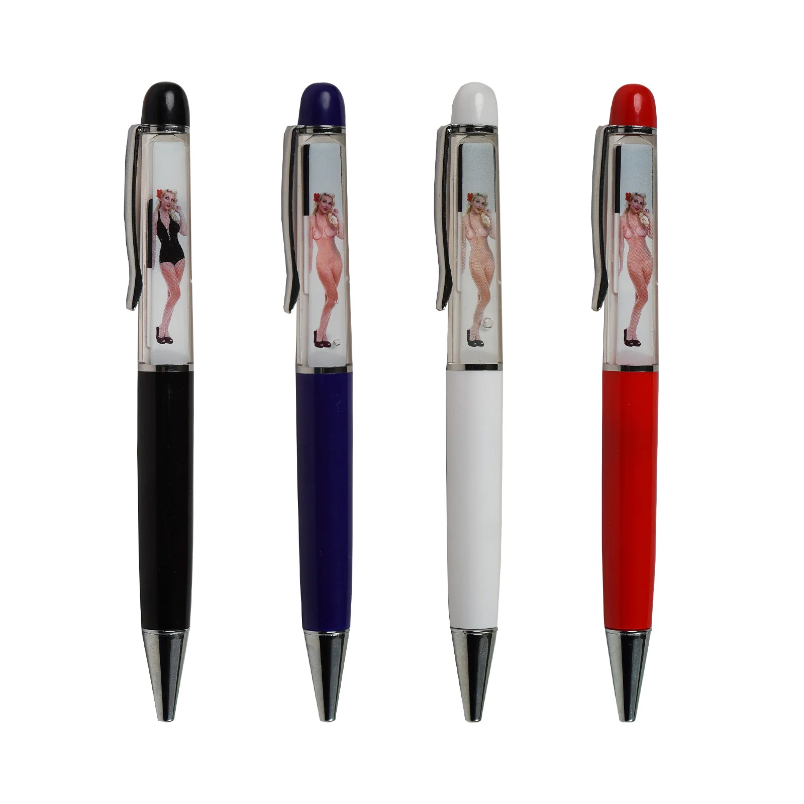 

Naked Lady Girl Fancy Writing Journaling Office Pen Gad Gifts Floating Floater Tip And Strip Kawaii Ballpoint Nude Pens